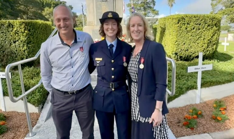 David, Jasmine and Susan Goode, re Kokoda Challenge to support TROG Cancer Research