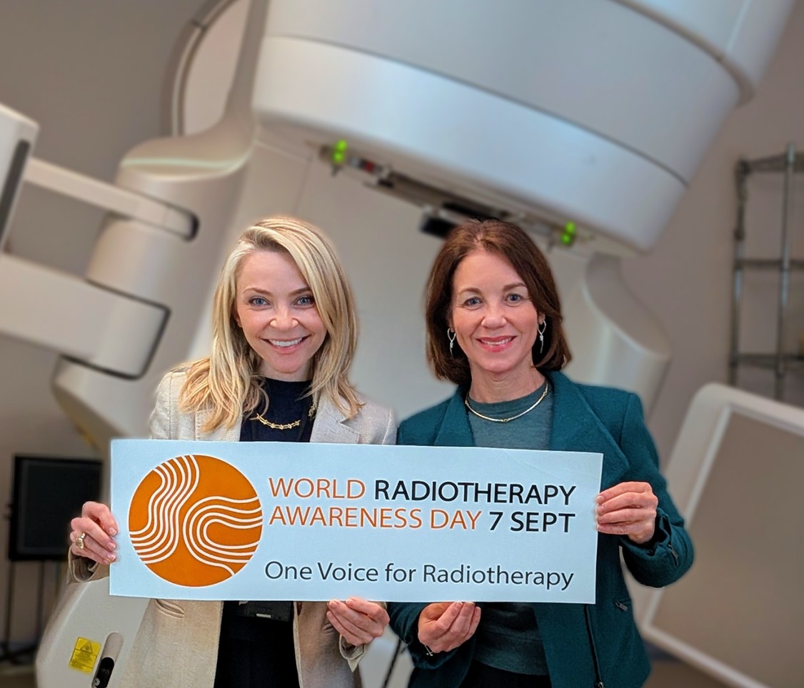World Radiotherapy Awareness Day Committee member A/Prof Lucinda Morris and Co-chair Prof Sandra Turner