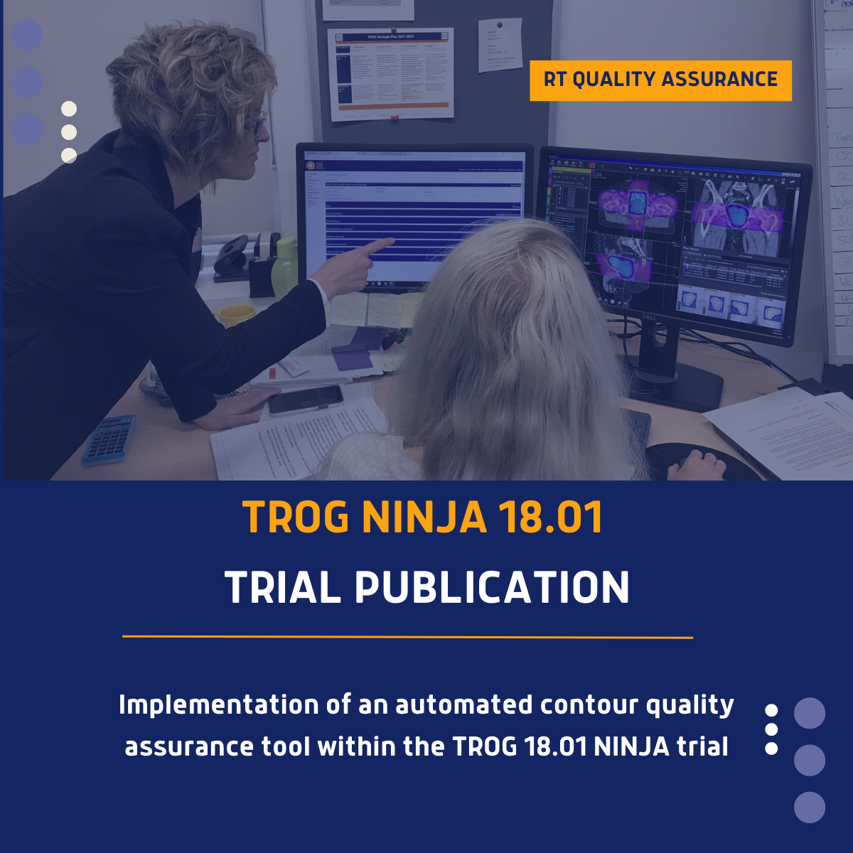 , Automated quality assurance tool shows promise in TROG 18.01 NINJA trial, TROG Cancer Research