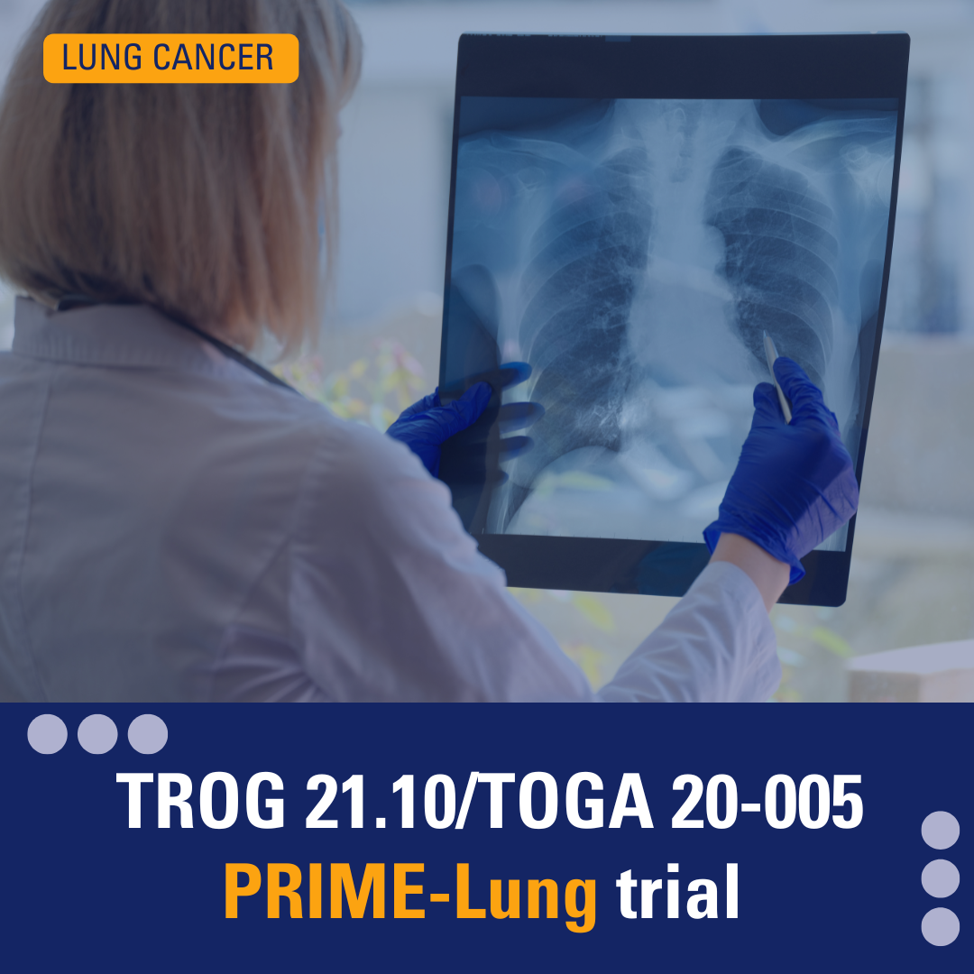 , Novel lung cancer radiation therapy approach to be tested in new PRIME-Lung trial, TROG Cancer Research